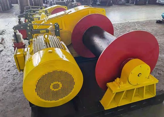 Forestry Mine 	Electric Wire Rope Winch 8T Corrosion Resistant Painting