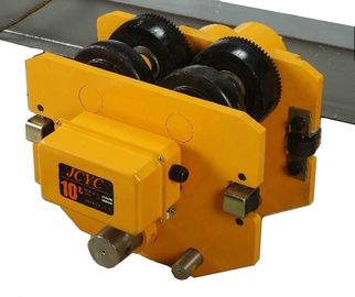 0.5t  to 10t  High Speed Chain Hoist  Travel Trolley Steel Yellow With Suspension Hook