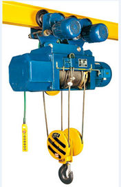 10 T Large Capacity Electric Wire Rope Hoist Blue Color