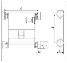 20m/Min 2t 0.75kw Overhead Double Girder Hoist Crab