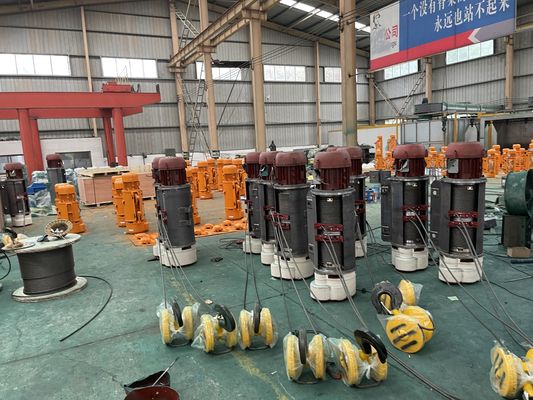 380V H Type Rail 25t Electric Cable Hoist 20m/Min Travel